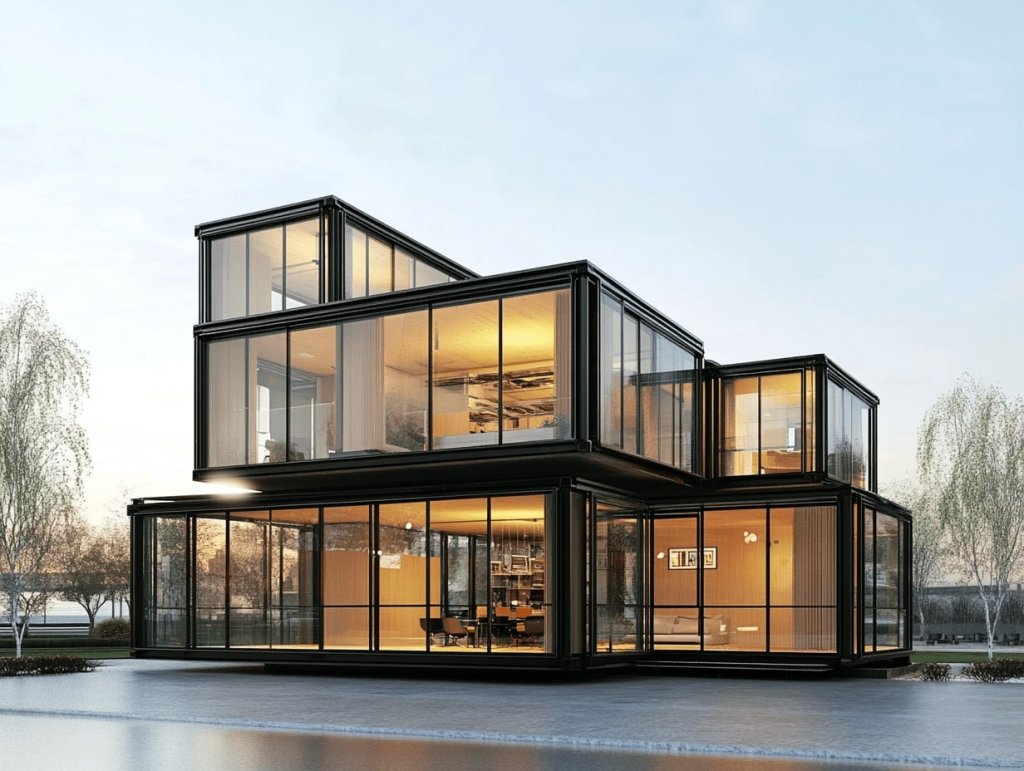 Modular homes under construction in Kampala, Uganda (2025)