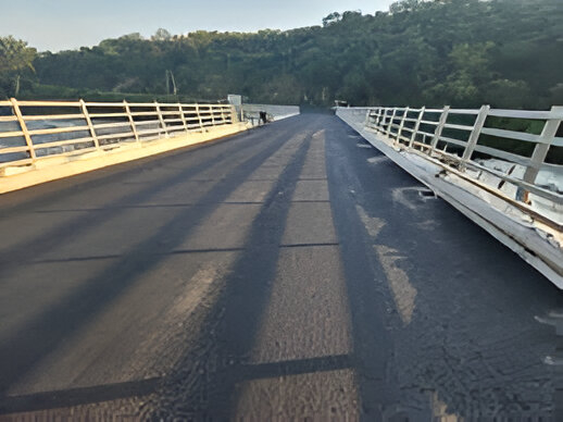 Kabwoya–Buhuka Road upgrade construction site in Uganda