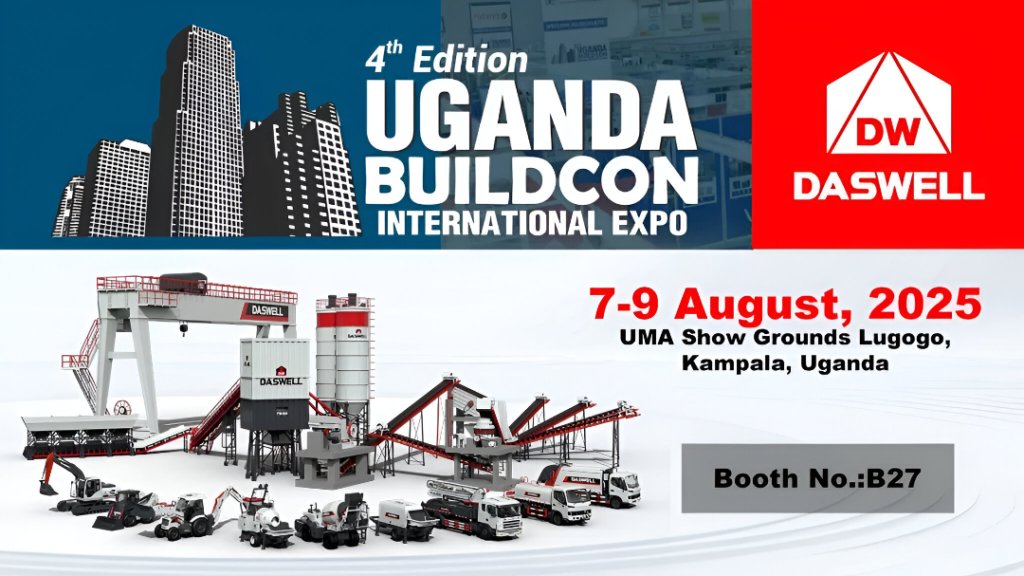Uganda Buildcon 2025 exhibition showcasing advanced construction machinery and equipment