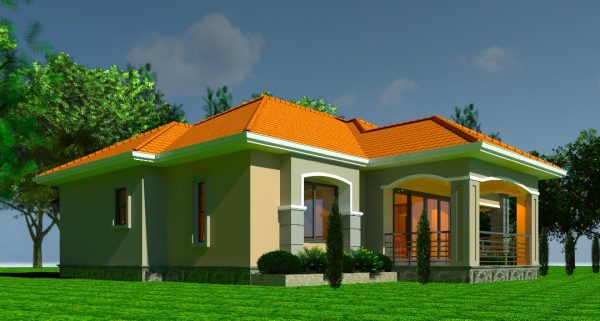 2-Bedroom House Plan  Modern Residential Design - Image 2