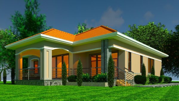 2-Bedroom House Plan  Modern Residential Design - Image 3