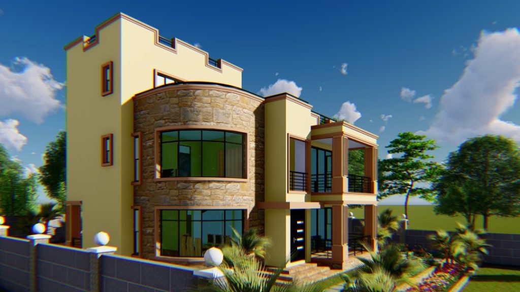 Modern house plan design in Egypt by Smeaton Constructions
