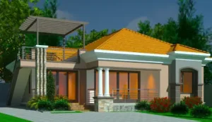 4-Bedroom Modern House Plan