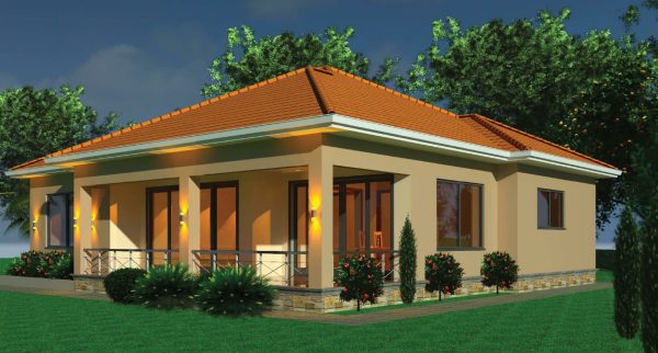 3 Bedroom Bungalow House Plan - Image 3