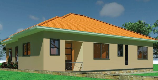 3 Bedroom Bungalow House Plan - Image 2
