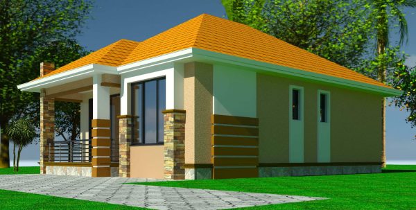 3 Bedroom Duplex House Plan - Image 2