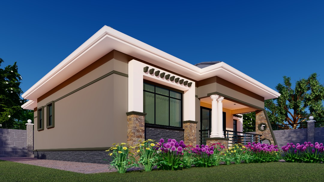 3 Bedroom Low-Cost House Plan - Image 4