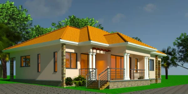 4-Bedroom Modern House Plan (Family Home Design) - Image 3