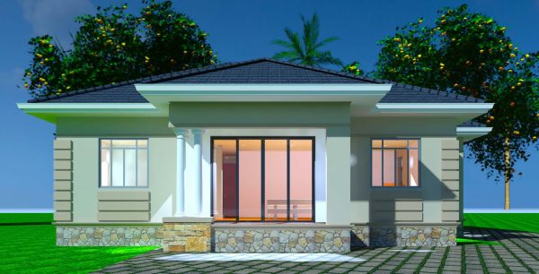 4 Bedroom Family House Plan - Image 4