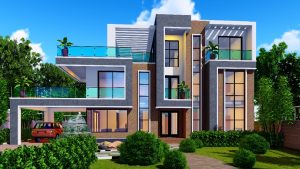 4-Bedroom Double-Storey House Plan