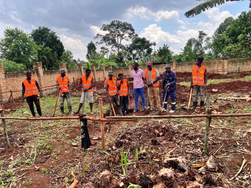 Smeaton Constructions team starts project in Sseta Namilyango