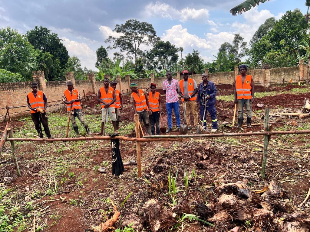 Early foundation works in progress at the Sseta Namilyango site by Smeaton Constructions.