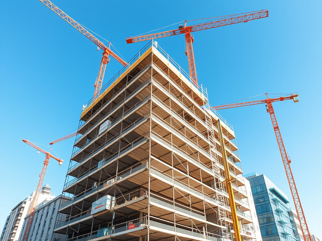 Residential building under construction Uganda Smeaton Constructions