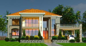 4-Bedroom Double-Storey House Plan