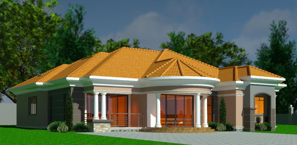 Affordable modern house plans in Malawi by Smeaton Constructions