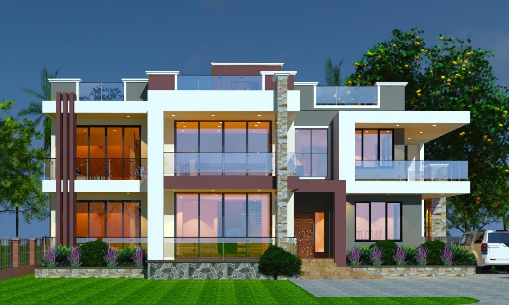 4-Bedroom Double-Storey House Plan