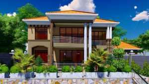 4-Bedroom Double-Storey House Plan