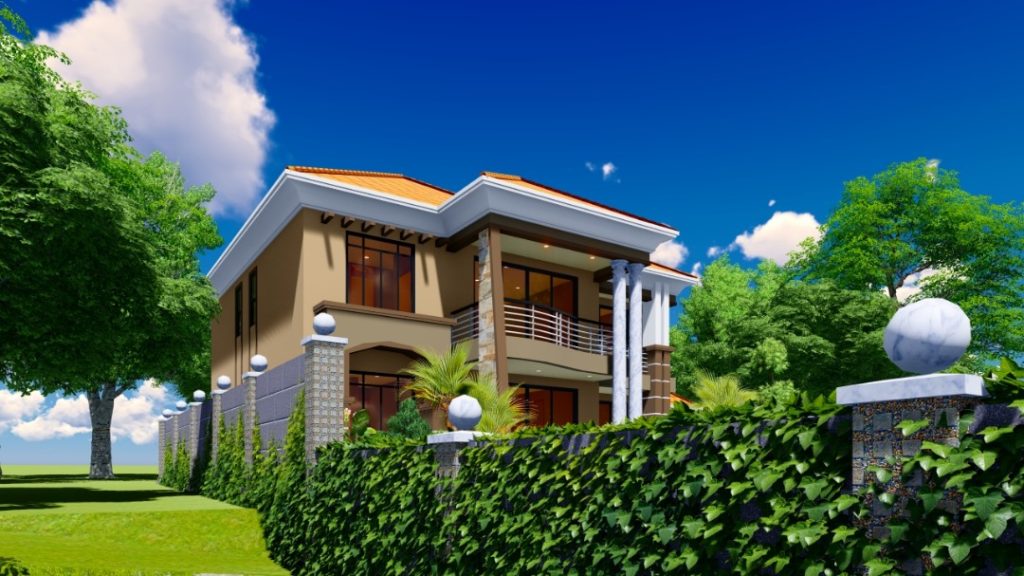 Affordable modern house plans in Zambia by Smeaton Constructions