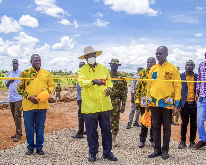 Construction and commissioning of Leju Stadium in Terego District, Uganda