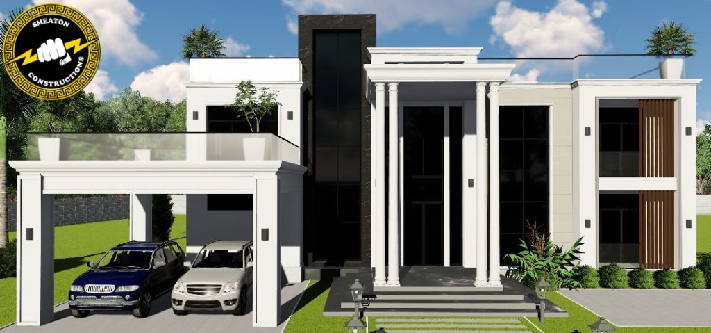 Proposed residential structure designed by Smeaton Constructions in Kitende, Wakiso District