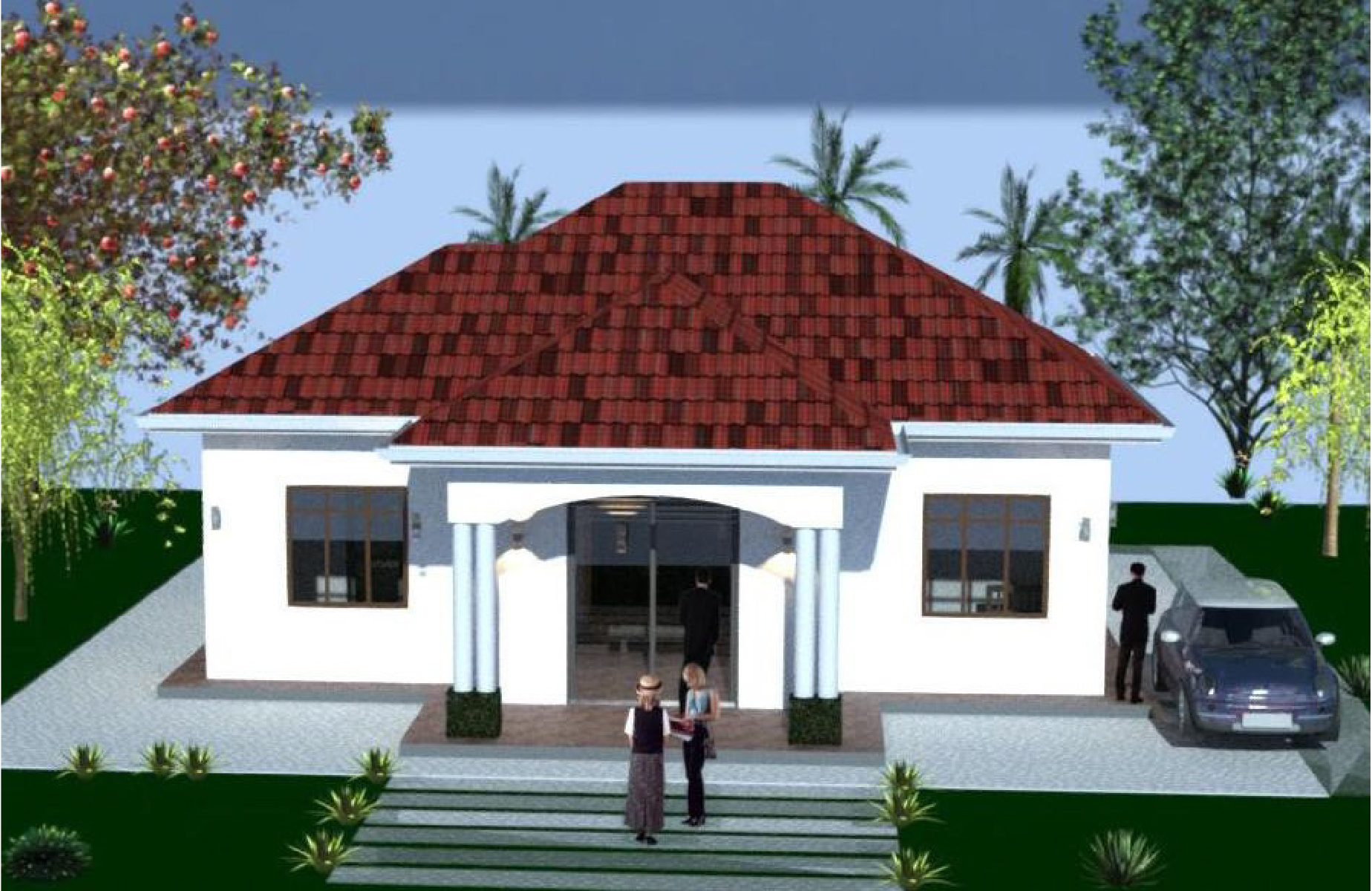 Complete Single Storey Residential House Plan