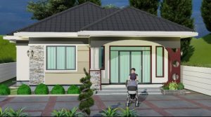 Modern Single Storey Residential House Plan