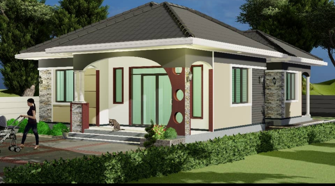 Modern Single Storey Residential House Plan - Image 3