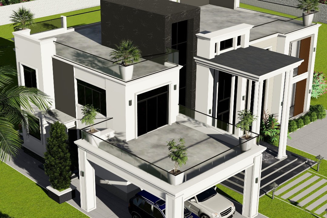 Seven Bedroom Multi-Storey Residential House Plans (Full Architectural & Structural Drawings) - Image 3