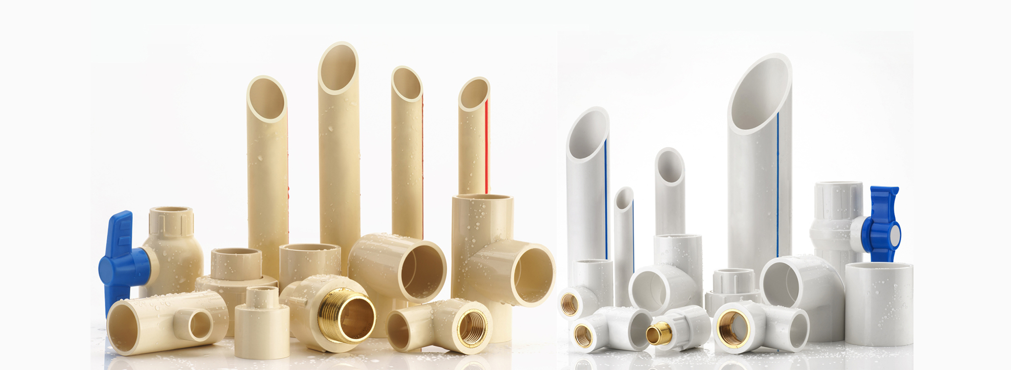 CPVC Pipes & Fittings for Hot and Cold Water (1/2”–2”)