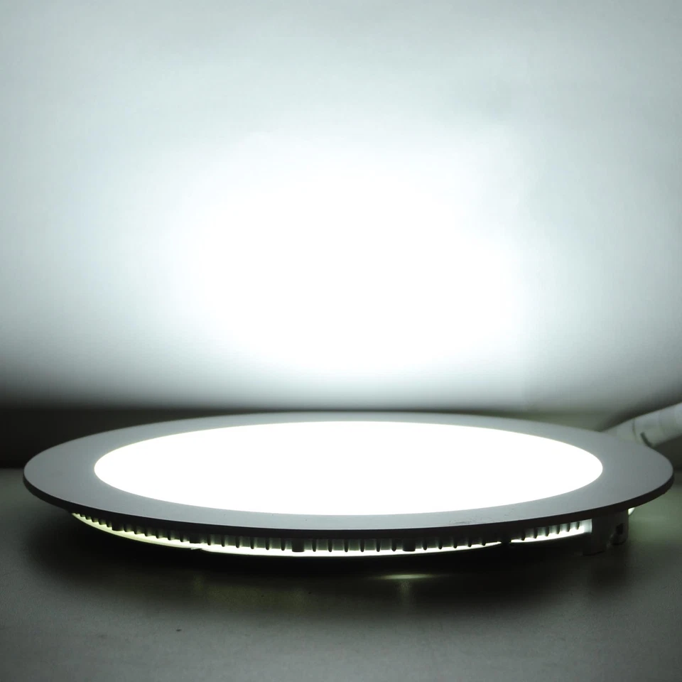 LED Panel Light 18W Round – Recessed Ceiling (Cool White) - Image 3