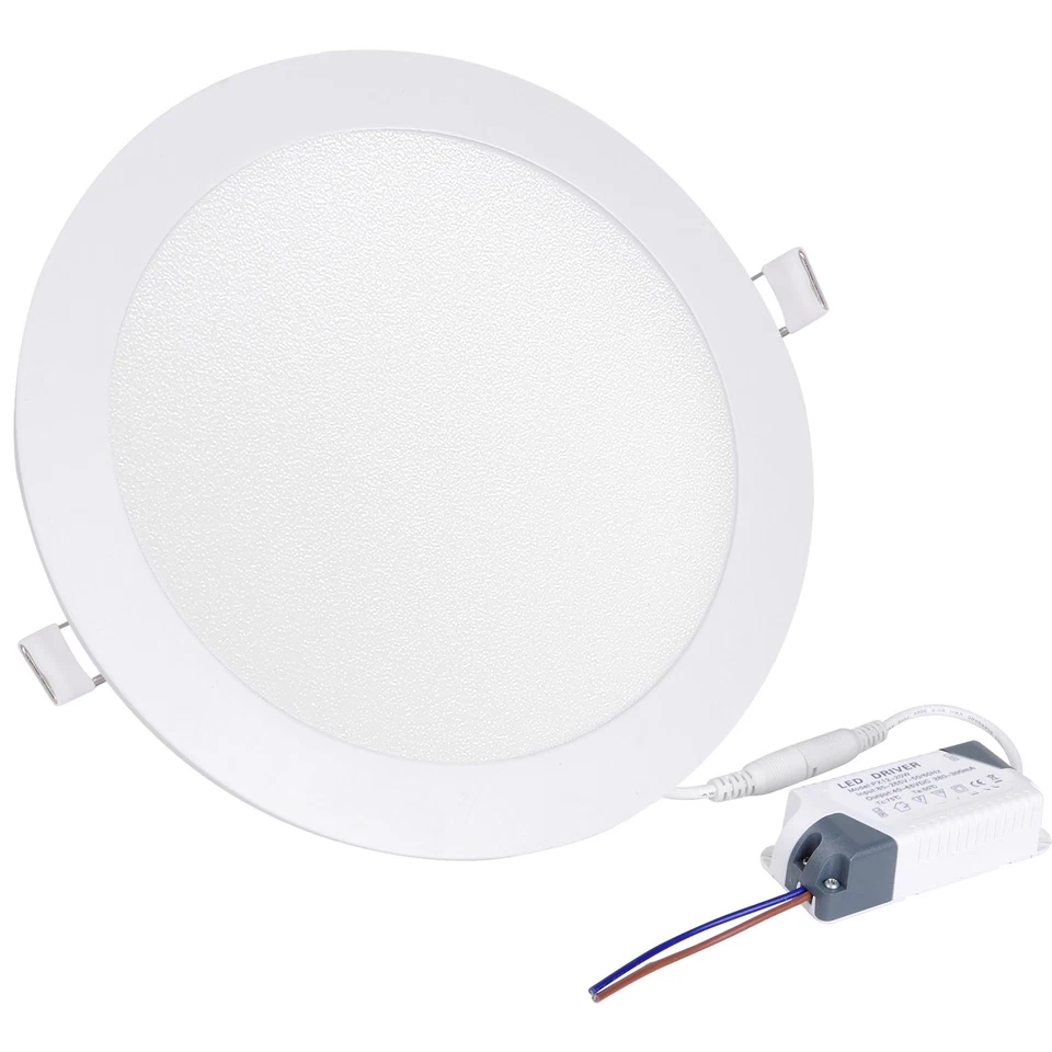 LED Panel Light 18W Round – Recessed Ceiling (Cool White)