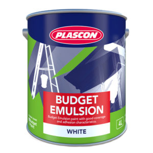 Plascon Budget Emulsion Paint – White (4L)