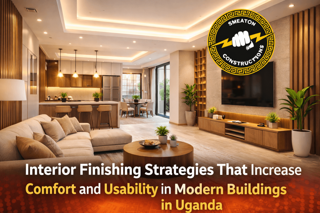 Interior finishing strategies that increase comfort and usability in modern Ugandan buildings