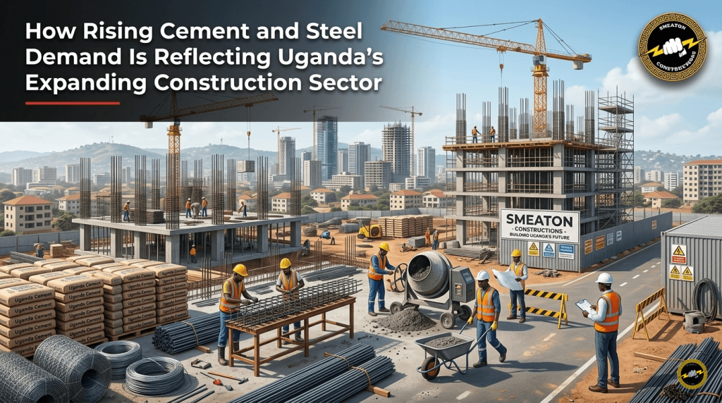 cement and steel construction materials Uganda