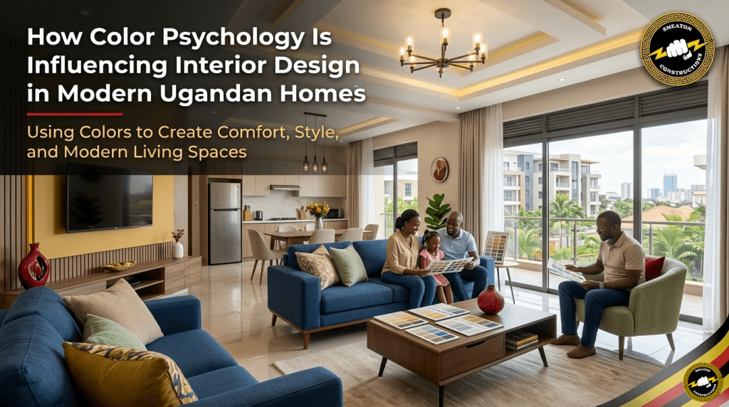 color psychology influencing modern interior design in Uganda