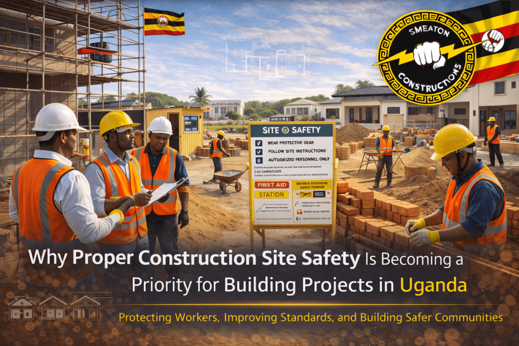 construction site safety practices in Uganda building projects