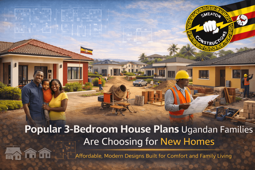 popular 3-bedroom house plans for Ugandan families