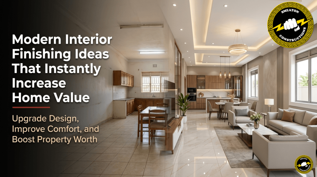 modern interior finishing design