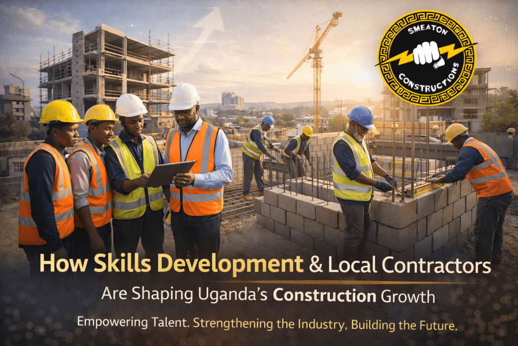 skills development and local contractors shaping construction growth in Uganda
