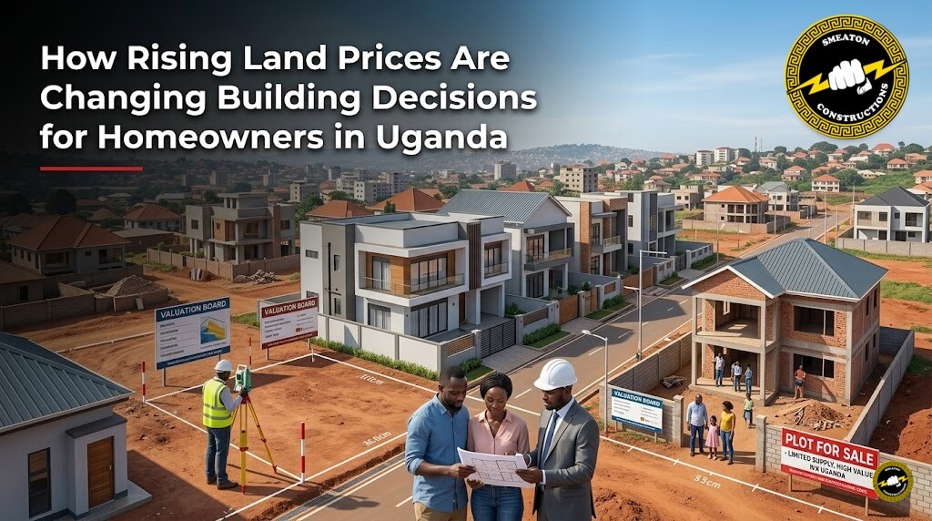 housing construction land prices Uganda
