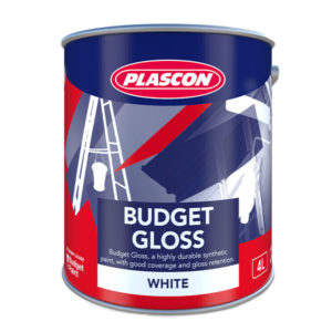 Plascon Budget Gloss Paint β White (4L)