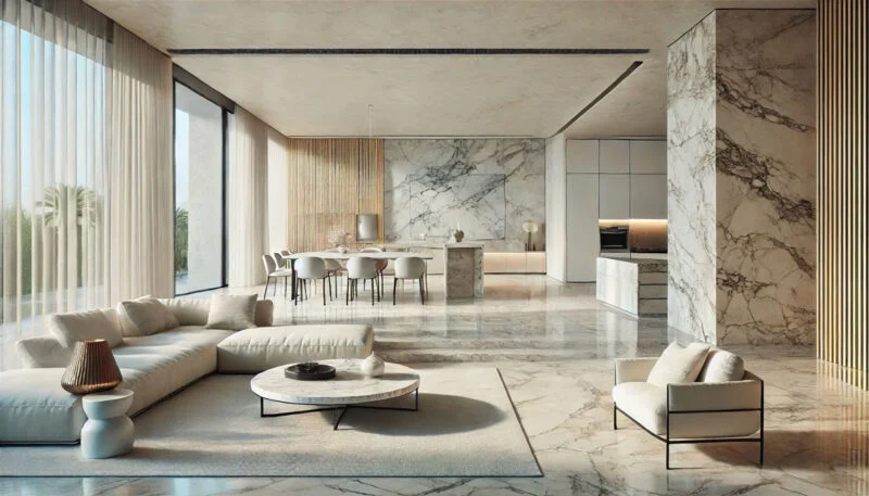 open and closed space interior design