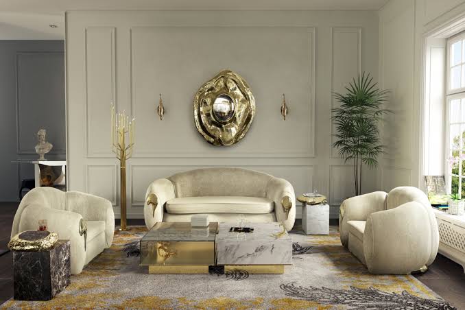 Modern living room interior design in Uganda